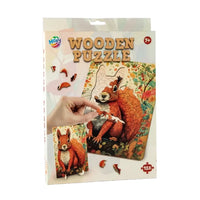 Moxy houten puzzel eekhoorn, 130 stukjes