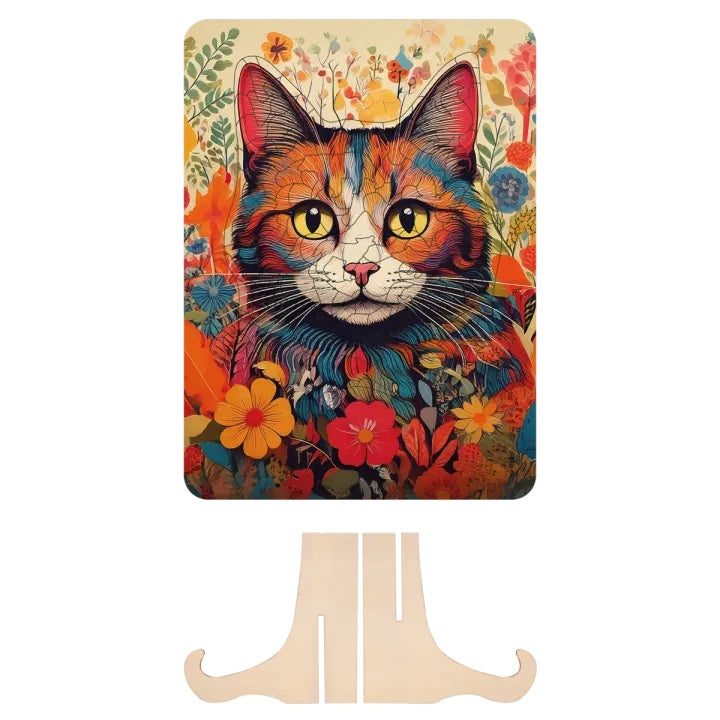 Moxy houten puzzel kat, 130 stukjes – afbeelding 4