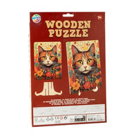 Moxy houten puzzel kat, 130 stukjes – afbeelding 5