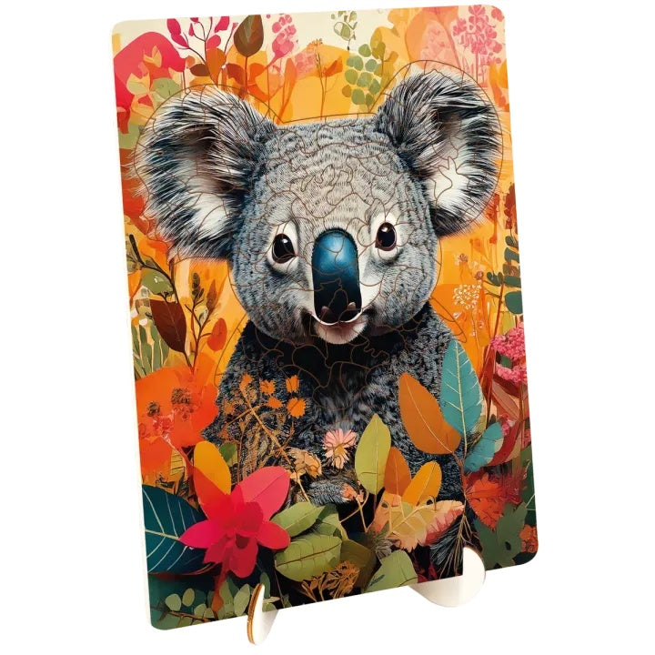 Moxy houten puzzel koala, 130 stukjes – afbeelding 3