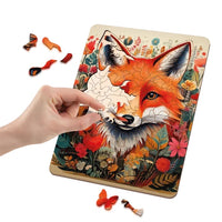 Moxy houten puzzel vos, 130 stukjes – afbeelding 2