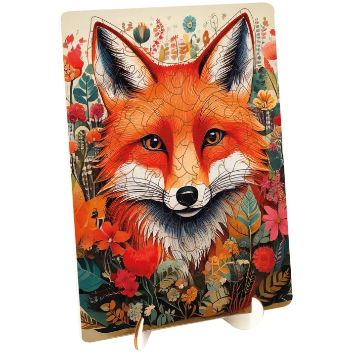 Moxy houten puzzel vos, 130 stukjes – afbeelding 3