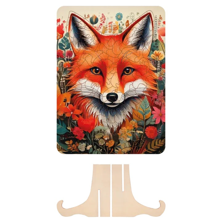 Moxy houten puzzel vos, 130 stukjes – afbeelding 4
