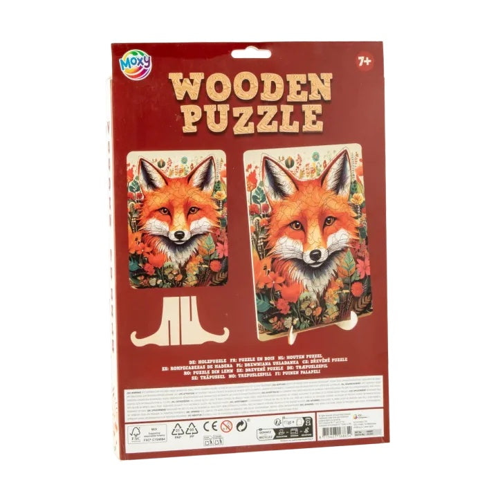 Moxy houten puzzel vos, 130 stukjes – afbeelding 5