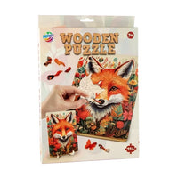 Moxy houten puzzel vos, 130 stukjes