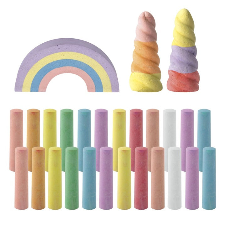 RMS stoepkrijt Regenboog, 27 stuks – afbeelding 3
