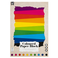 Blok gekleurd papier 24 × 34 cm, 20 vel