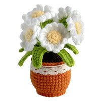 DIY-set voor haken: bloempot met madeliefjes – afbeelding 3