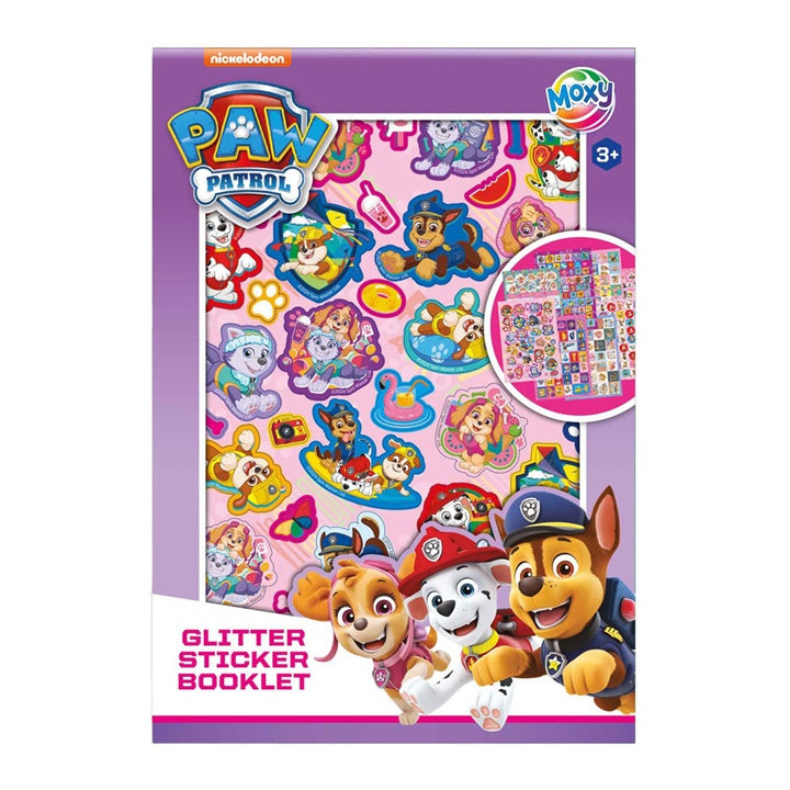 Glitterstickerboek PAW Patrol A5, 340 stickers