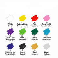 Rosa Talent textielverfset 12 × 20 ml – afbeelding 5