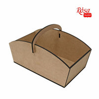Rosa Talent MDF mandje met handvat 33,5 × 18 × 18,5 cm