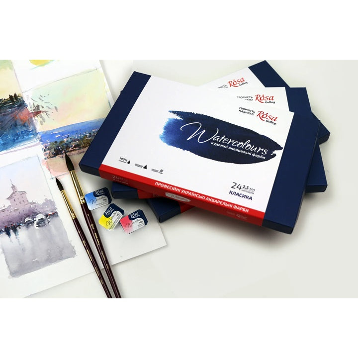 ROSA Gallery aquarelverf set 24 × 2,5 ml – afbeelding 3