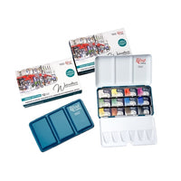 ROSA Gallery aquarelverf set Urban Sketching 12 × 2,5 ml – afbeelding 3