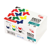 Rosa Talent matte acrylverf voor decoratie, set 6 × 20 ml