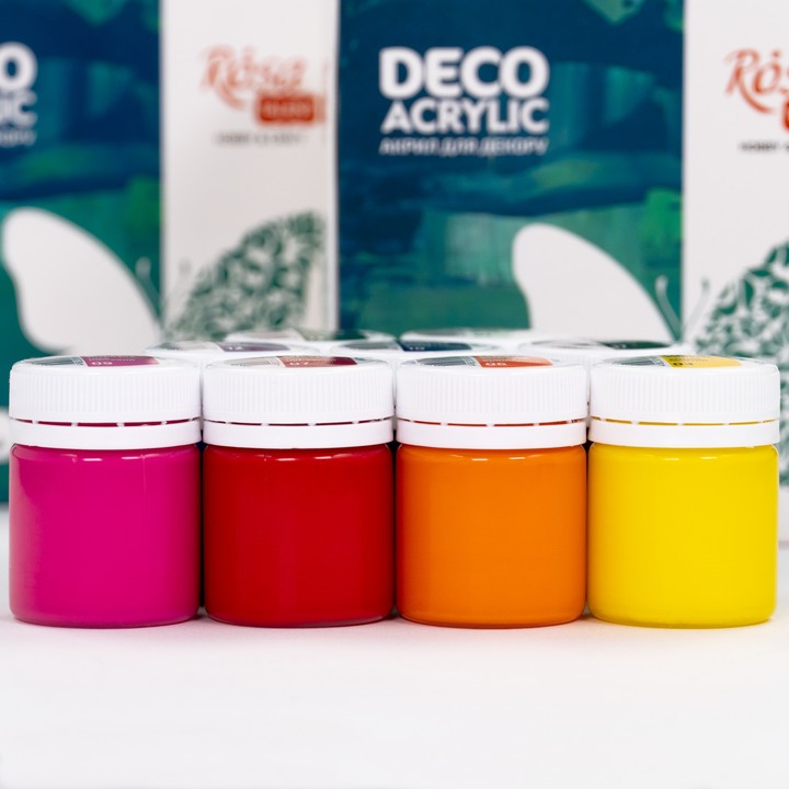 Rosa Talent matte acrylverf voor decoratie, set 9 × 20 ml – afbeelding 4