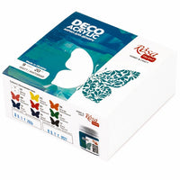 Rosa Talent matte acrylverf voor decoratie, set 9 × 20 ml