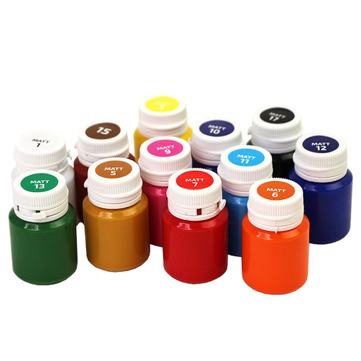 ROSA Talent acrylverfset mat voor decoratie, 12 × 20 ml – afbeelding 3