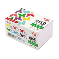 Rosa Talent matte pastel acrylverf voor decoratie, set 6 × 20 ml