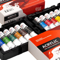 Rosa Studio acrylverfset, 12 × 20 ml – afbeelding 5