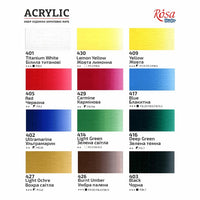 Rosa Studio acrylverfset, 12 × 20 ml – afbeelding 6