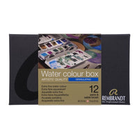 Rembrandt aquarelverf Granulerende Kleuren, 12 napjes