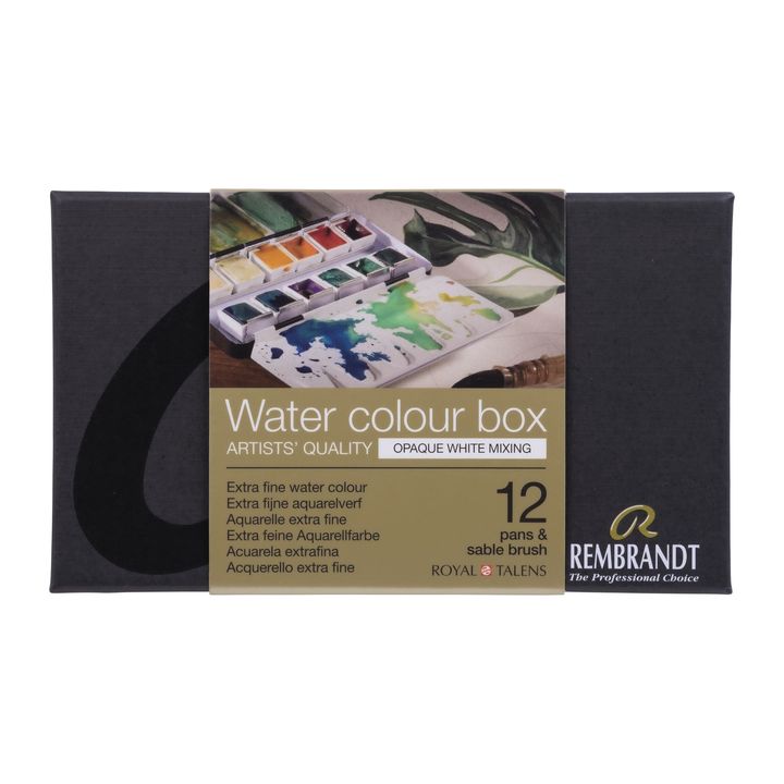 Rembrandt aquarelverf Opaque White Mixing, 12 napjes