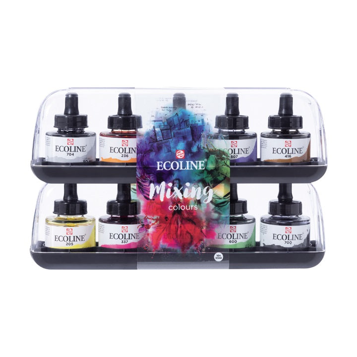 Talens Ecoline vloeibare waterverf Mixing Colours 10 × 30 ml