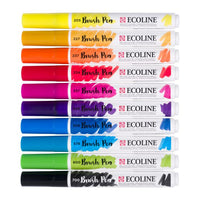Royal Talens Ecoline Brush Pen basiskleuren, set van 10 – afbeelding 2