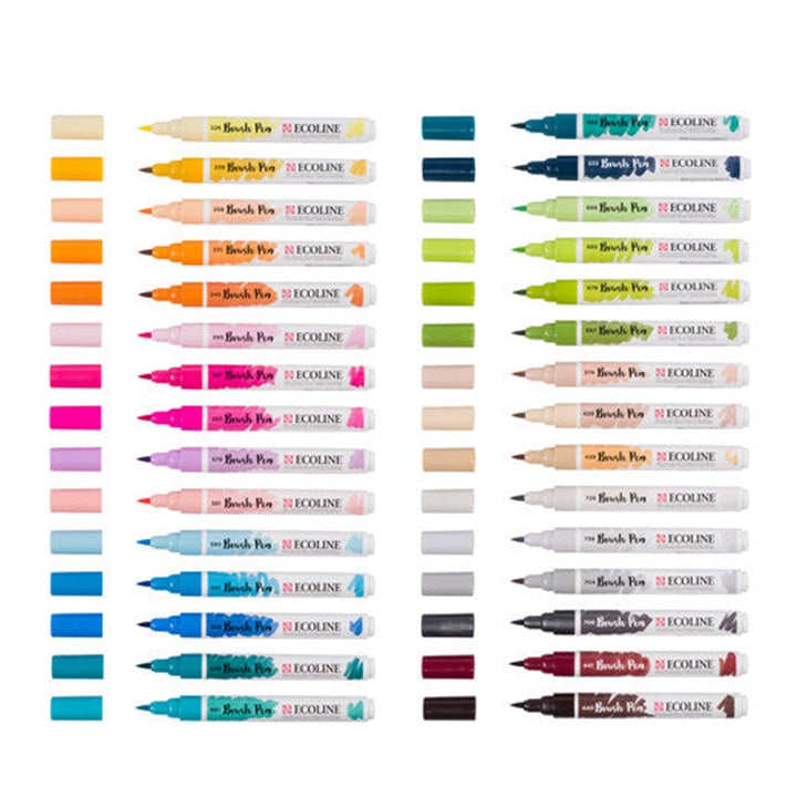 Royal Talens Ecoline Brush Pen set van 30 brushpennen – afbeelding 2