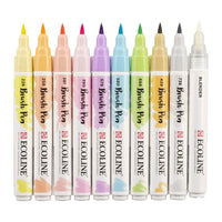 Royal Talens Ecoline Brush Pen set Pastel, 10 stuks – afbeelding 2