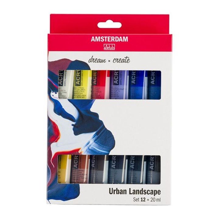 Amsterdam acrylverfset Urban Landscape 12 × 20 ml