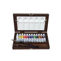 Van Gogh aquarelverfset 12 × 10 ml met penselen en palet
