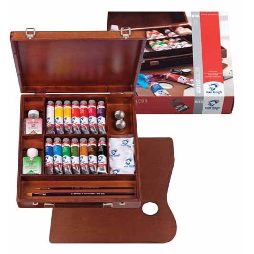 Van Gogh acrylverf in kist Inspiration, 14 × 40 ml + accessoires