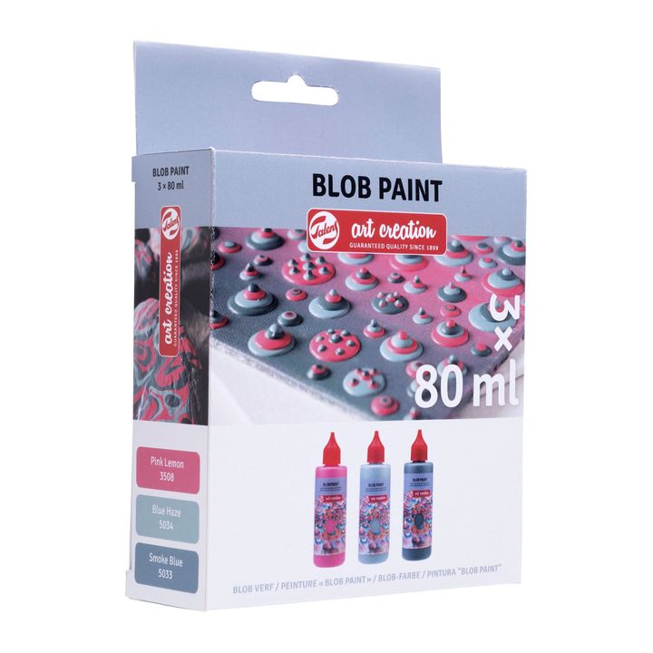 Talens Art Creation Blob Paint verfset roze, 3 × 80 ml – afbeelding 2