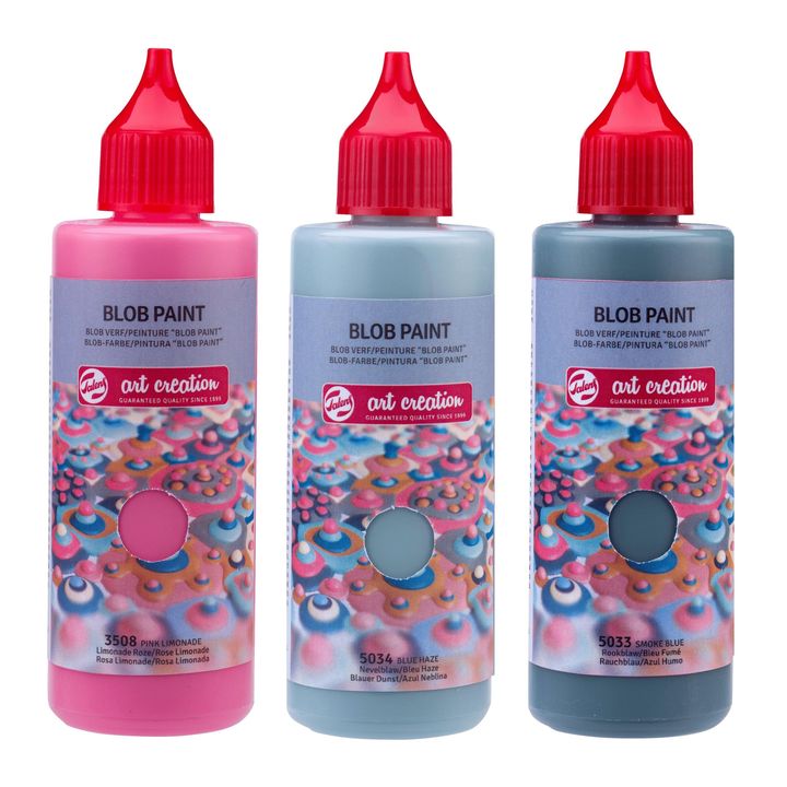 Talens Art Creation Blob Paint verfset roze, 3 × 80 ml – afbeelding 3