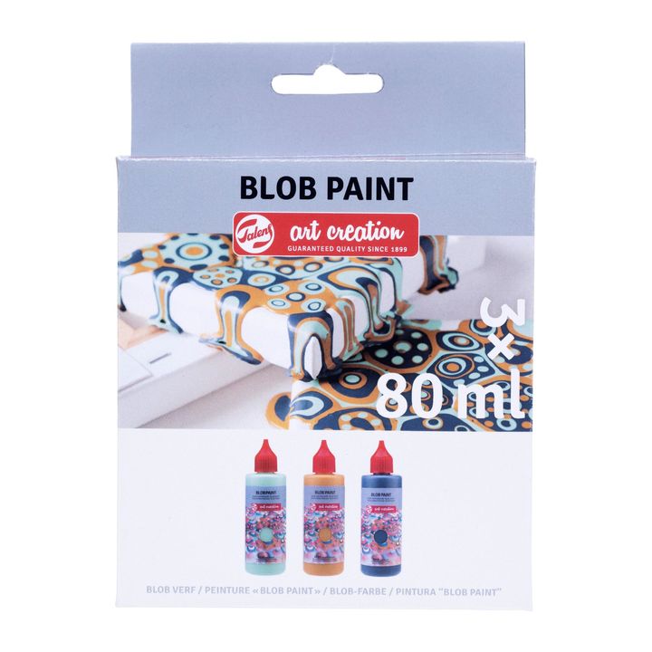 Talens Art Creation Blob Paint verfset mint, 3 × 80 ml