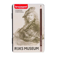 Bruynzeel grafietpotloden 2H–9B, set van 12 in blik