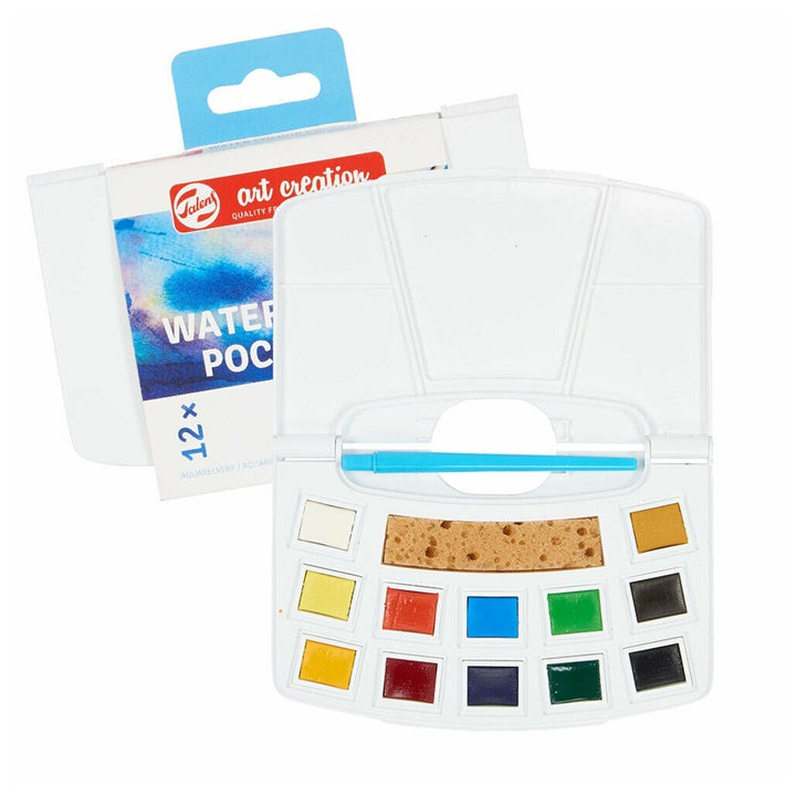 Talens Art Creation aquarelverf 12 kleuren in plastic doosje