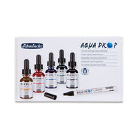 Schmincke Aqua Drop vloeibare aquarelverf 5 × 30 ml + brushpen