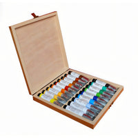 Umton olieverfset David, 18 × 20 ml in houten kist