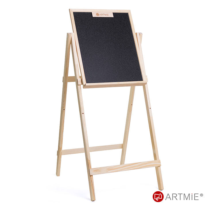 ARTMiE kinderezel dubbelzijdig, magnetisch, krijtbord en whiteboard
