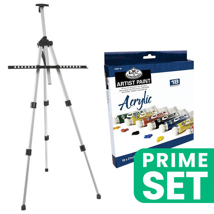 Acrylverfset met aluminium veldezel voor buiten, 18 × 21 ml