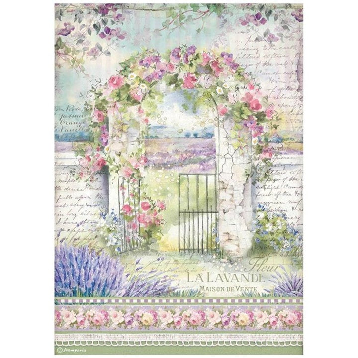 A4 Provence Rice Paper Sheet
