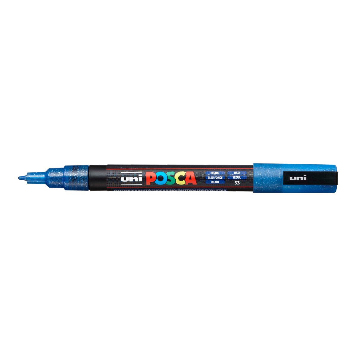 Acrylic Marker UNI POSCA PC-3ML 0.9 - 1.3 mm Glitter – blue (L33