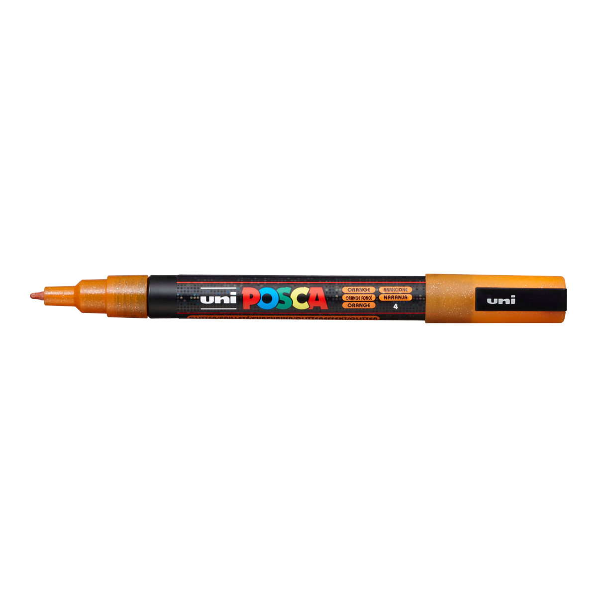 Acrylic Marker UNI POSCA PC-3ML 0.9 - 1.3 mm Glitter – orange (L4