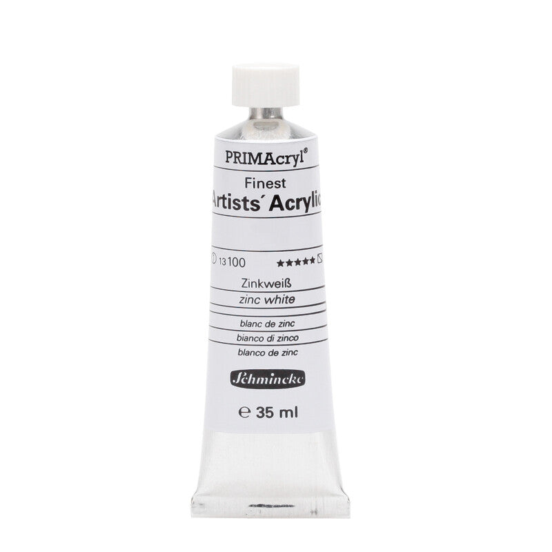 Acrylic Paint Schmincke PRIMAcryl Professional 35 ml – 100 Zinc white