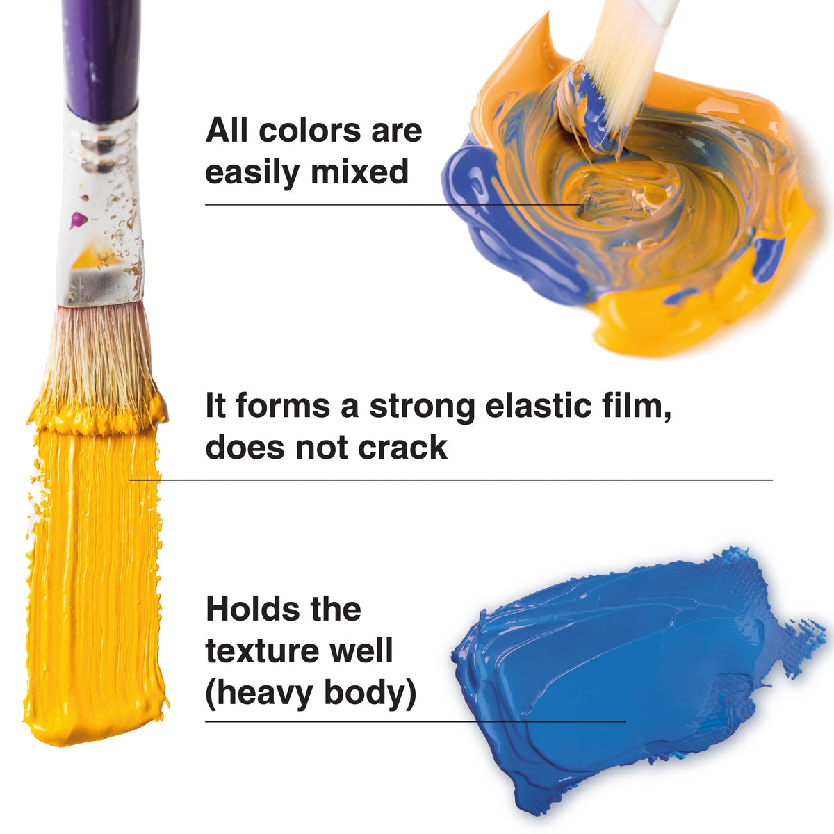 Acrylic Paint Set Kompozit ACRYL PRO BOX 73 x 75 ml