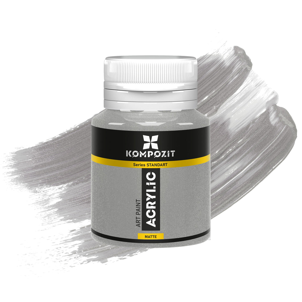 Acrylic Paint STANDART Kompozit Metallic 20 ml – 91 Silver