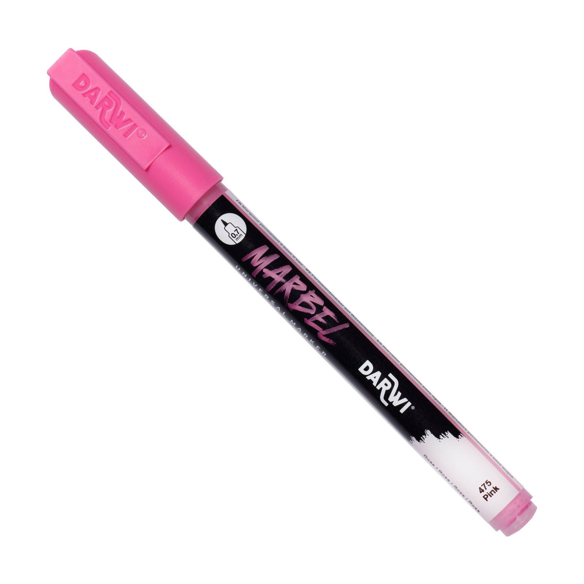 Acrylmarker Darwi Marbel 0,7 mm – Roze