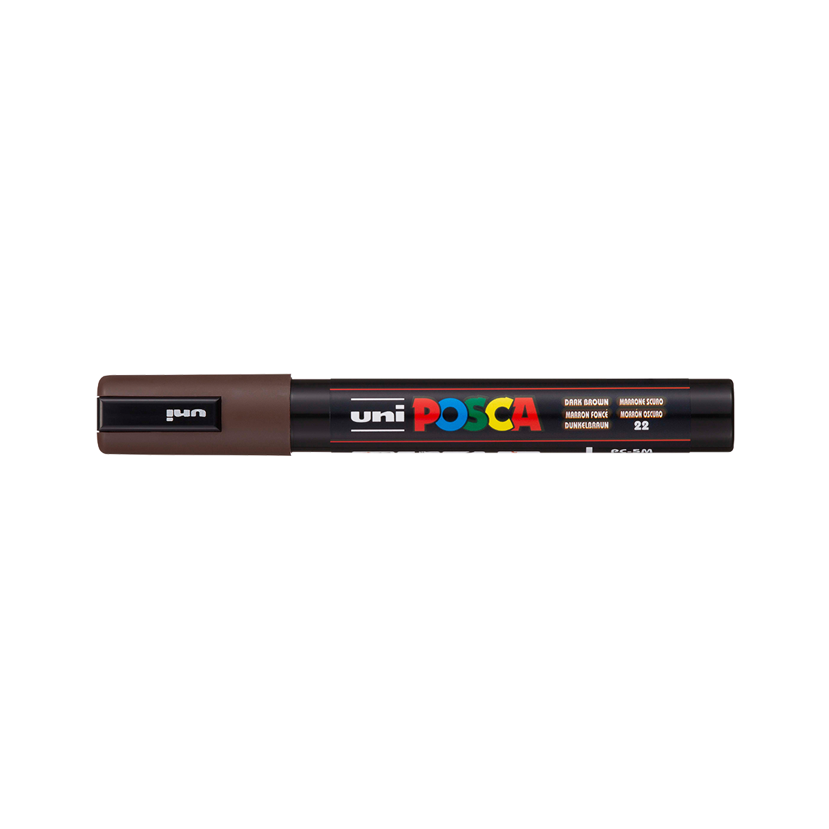 Acrylmarker Posca PC-5M donkerbruin (22), 1,8–2,5 mm
